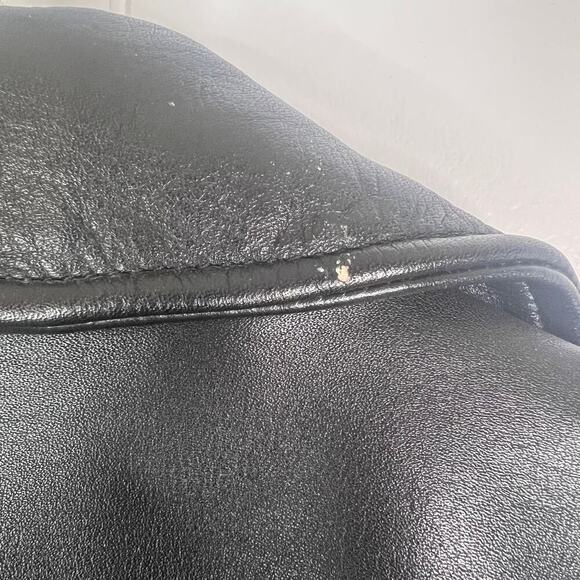 Madewell Ultimate Leather Motorcycle Jacket in True Black SZ XXS - Picture 11 of 14